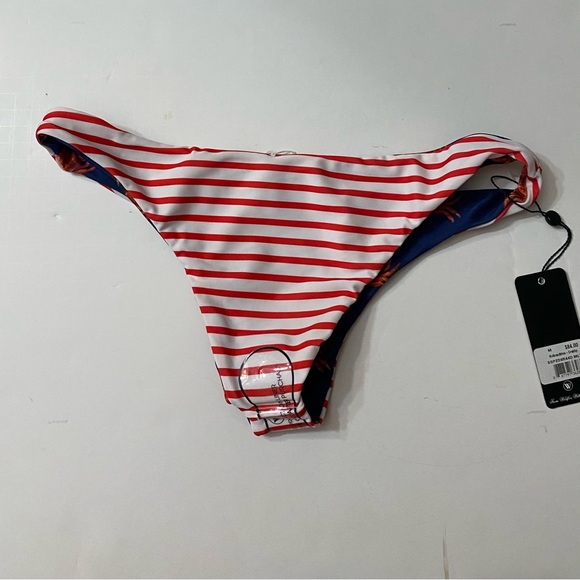 NWT Wildfox Crabby Stripe Reversible Bikini Bottom - Picture 6 of 13